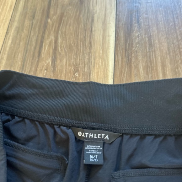 Athleta womens black Brooklyn mid rise ankle pants size 16/T - Picture 4 of 6